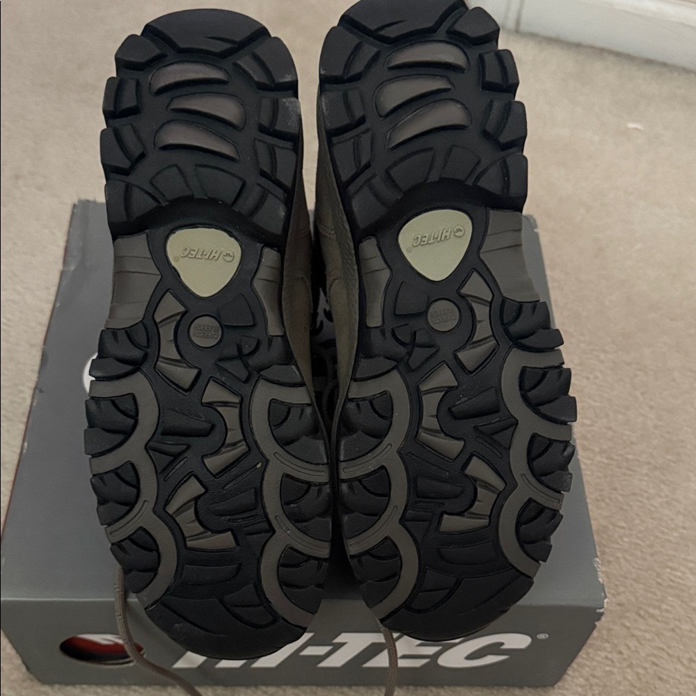 Hi-Tec Taupe and Brown Hiking Boots - Picture 6 of 6